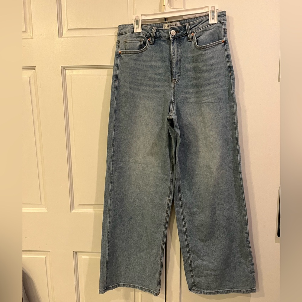 Madden Girl Light Blue Baggy Jeans